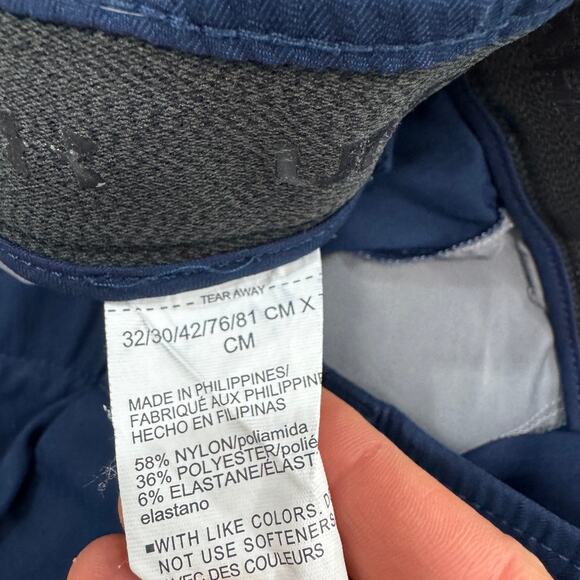 Under Armour UA Drive Tapered Pants Men's 32x30 Blue Golf Golfing Flat Front - Picture 4 of 10